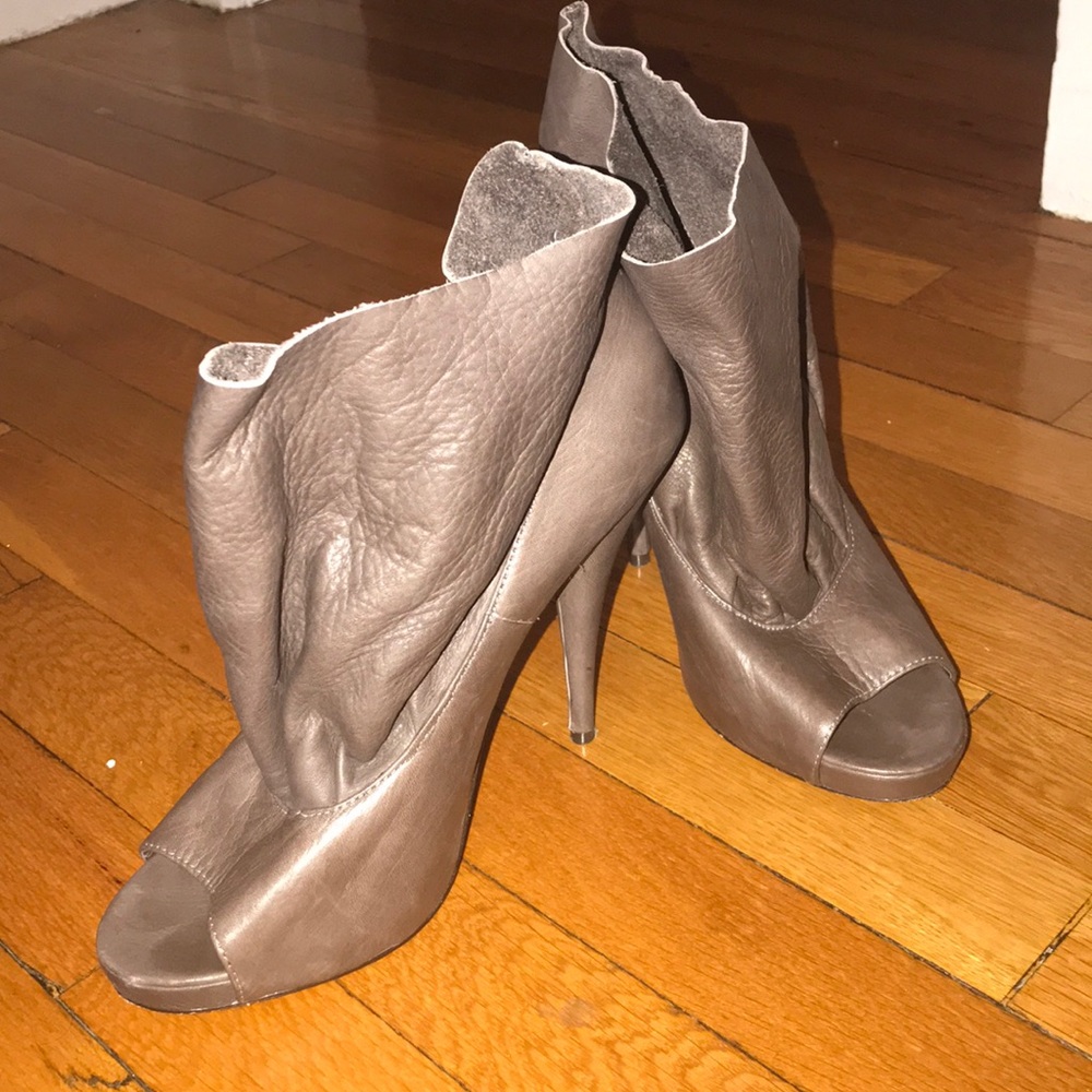 Dolce Vita leather heels with boot like front